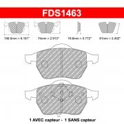 Plaquettes de frein Audi TT 8N3 et TT Roadster 8N9