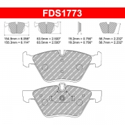 Plaquettes de frein BMW Serie 1 E87 130i - Etrier avants ATE