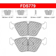 Plaquettes de frein BMW M3 E46 Coupe 3.2