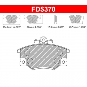 Plaquettes de frein Fiat Uno Turbo IE