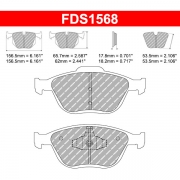 Plaquettes de frein Ford Fiesta 5 ST150