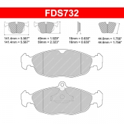 Plaquettes de frein Opel Corsa B 1.6 GSi