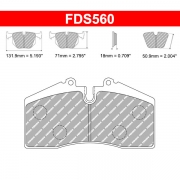 Plaquettes de frein Porsche 993 Carrera 3.6 et 3.8