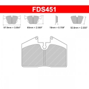 Plaquettes de frein Porsche 993 GT2 450CH