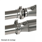 Jonction double T en inox pour construction chappement